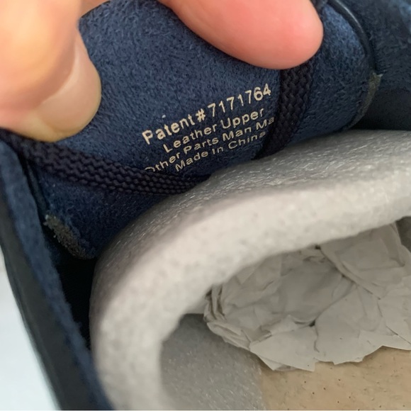 Softwalk Topeka navy blue leather lace up sneakers Women’s US 6 N Narrow width - Picture 9 of 10